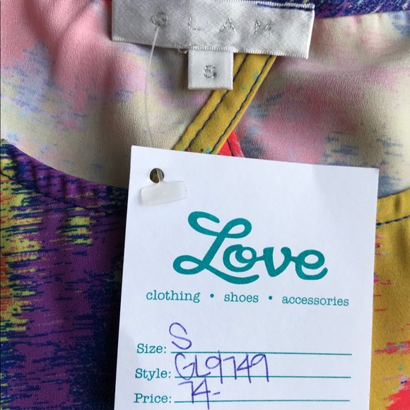 Glam Open Back Maxi Dress Small NWT - Picture 6 of 7